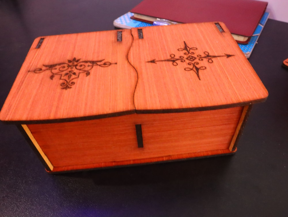 Laser Cut Engraved Jewelry Box 4mm Free Vector