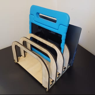 Laser Cut iPad Tablet And Laptop Stand DXF File