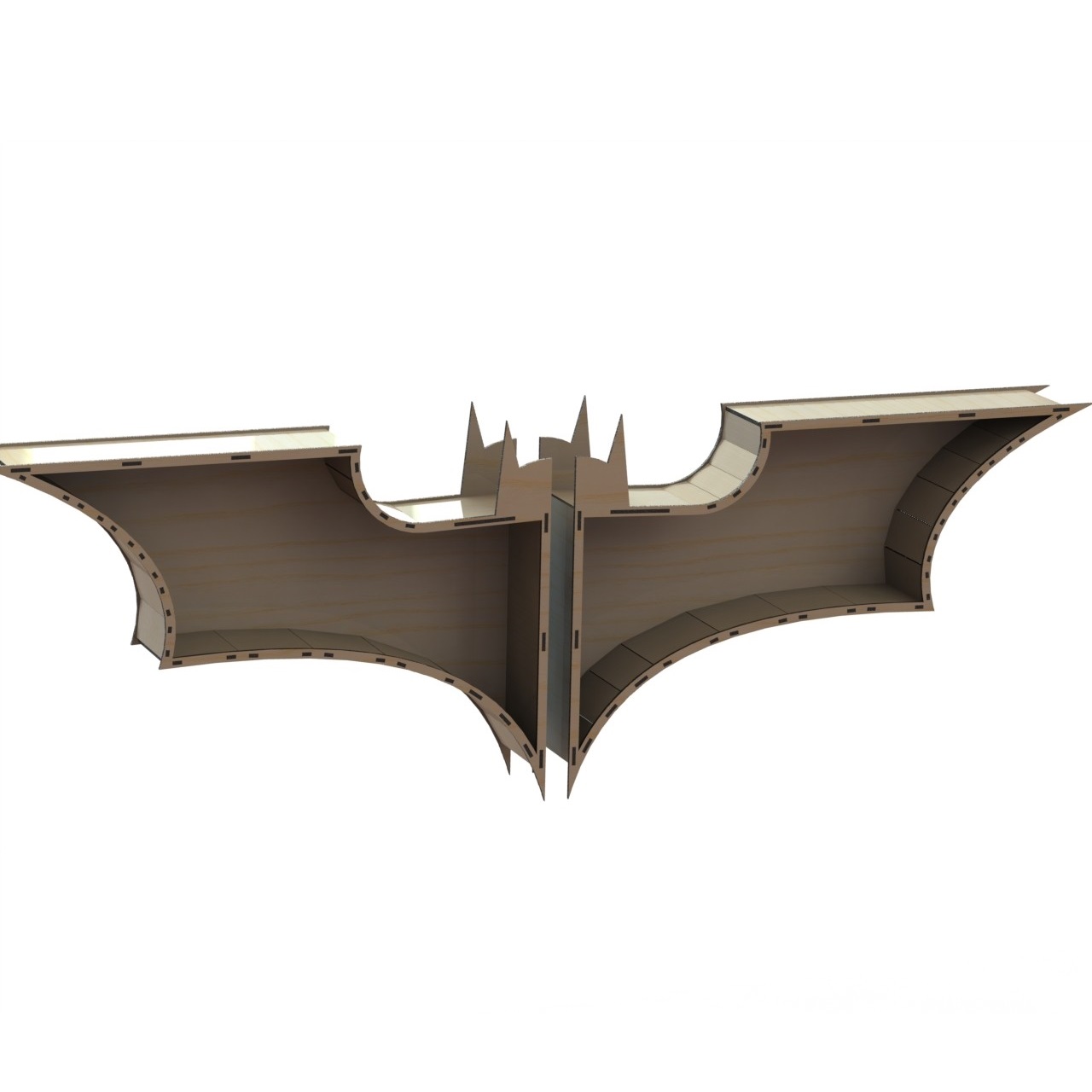 Laser Cut Batman Shelf Free Vector cdr Download - 3axis.co