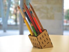MDF Pencil Stand dxf File