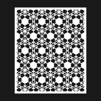 Decorative Floral patterns, Geometric Template For CNC Laser Cutting Free Vector