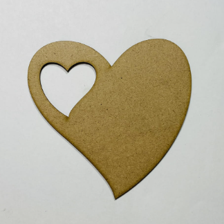 Laser Cut Wood Heart Cutout Heart Shape Unfinished Free Vector