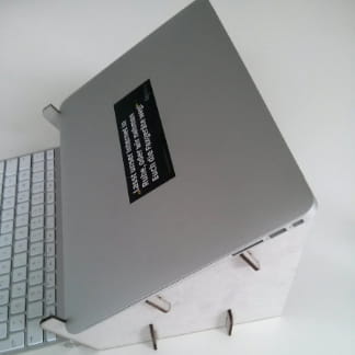 Laser Cut Cardboard Macbook Air Stand Laptop Stand SVG File