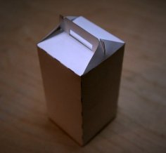 Laser Cut Gable Packaging Box Cardboard Box Template Free Vector