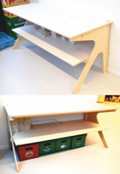 Plywood Desk DXF File