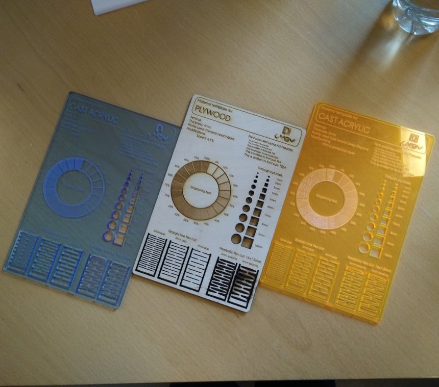 Laser Cut Materials Testing Template PDF File Free Download 3axis co