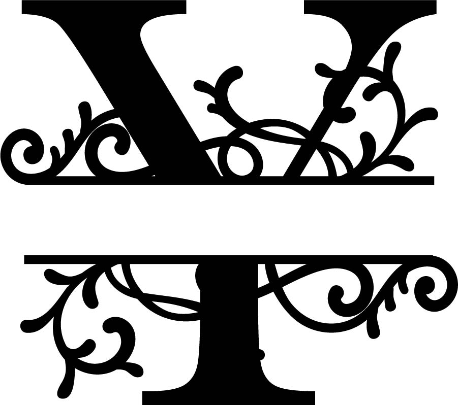 Flourished Split Monogram Y Letter (.eps) Free Vector Download - 3axis.co