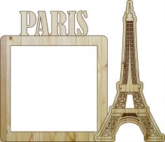 Laser Cut Frame Paris DXF File