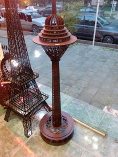 Milad Tower 3D Puzzle Free Vector