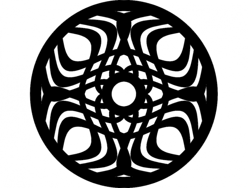 Download Mandala 5 dxf File Free Download - 3axis.co