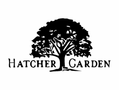 Hatcher Logo 300 dxf File