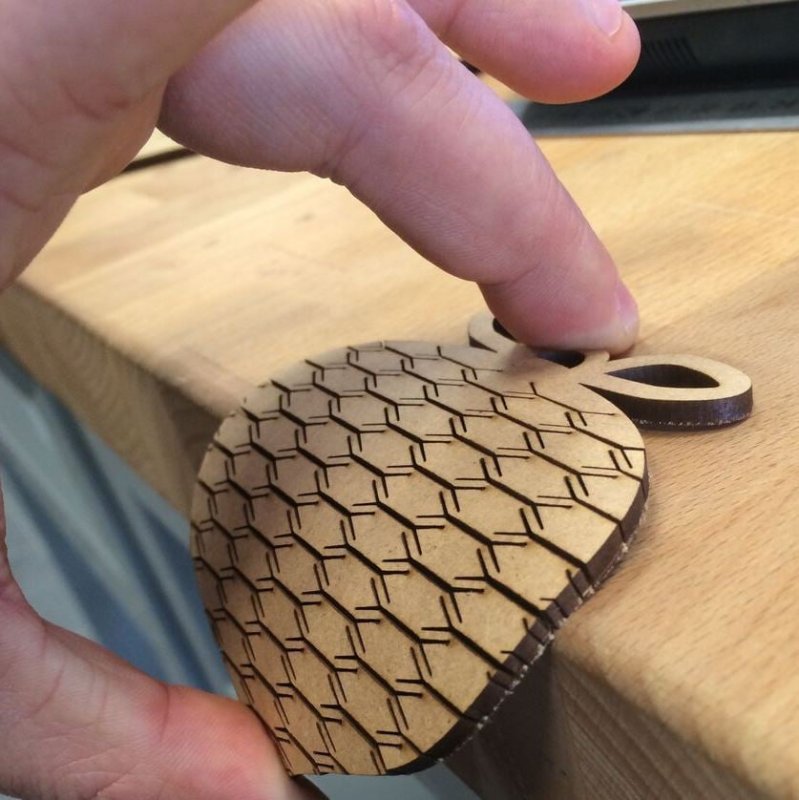 Laser Cut Flexible Christmas Tree Ornaments Free Vector Download - 3axis.co - 3D model önizlemesi