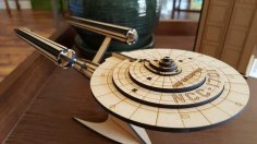 Laser Cut USS Enterprise