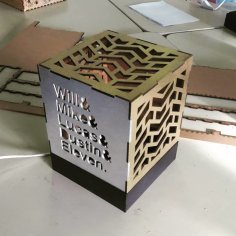 Laser Cut Strangers Things Lamp