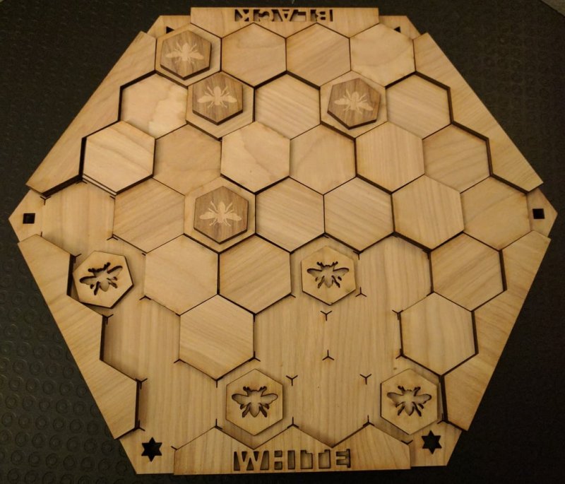 Laser Cut Hexagonal Isopath Game Free Vector Download - 3axis.co - 3D model önizlemesi