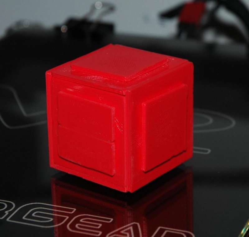 Black Nightmare Puzzle Box 3D Printer Model Download Free STL File