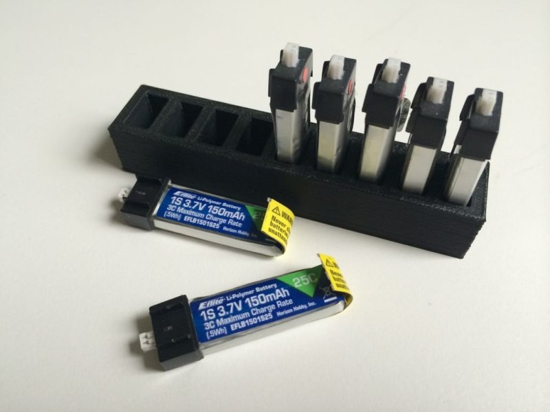 LiPo Battery Tray 3D Printer Model Download Free STL File - 3axis.co