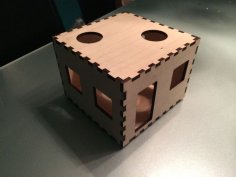 Laser Cut Mouse House DXF File