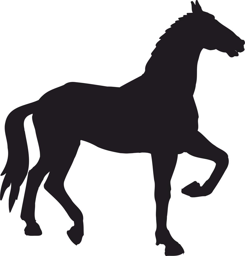 Decal Horse Walks Silhouette Vector Free Vector cdr Download - 3axis.co