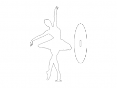 Ballet Dancer dxf File