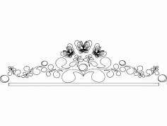 Butterfly design dxf File