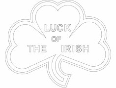 Luck Of The Irish dxf File
