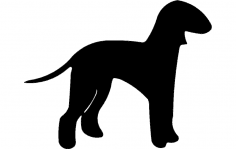 Silhuette Dog dxf File