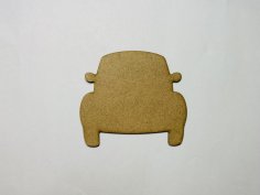 Laser Cut Beetle Car Unfinished Wood Cutout Shape Free Vector