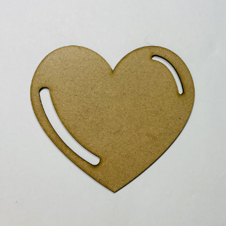Laser Cut Wooden Heart Cutout Free Vector