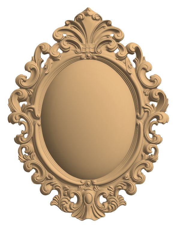 Cnc Carved Mirror Frame 3d Model Stl File Free Download 3axis Co