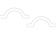 2.75 router mount clamp dxf file