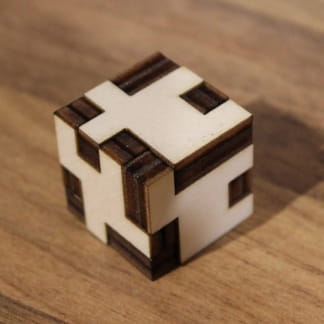 Laser Cut Wooden Cube Puzzle Box SVG File