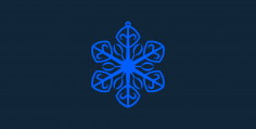 Snowflake design 5 stl file