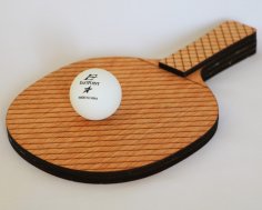Laser Cut Ping Pong Paddles SVG File