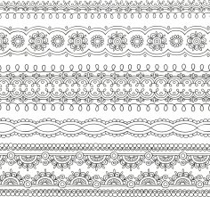 Ornate Pattern Vector Free Vector