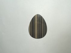 Laser Cut Unfinished Wood Easter Egg Cutout Free Vector