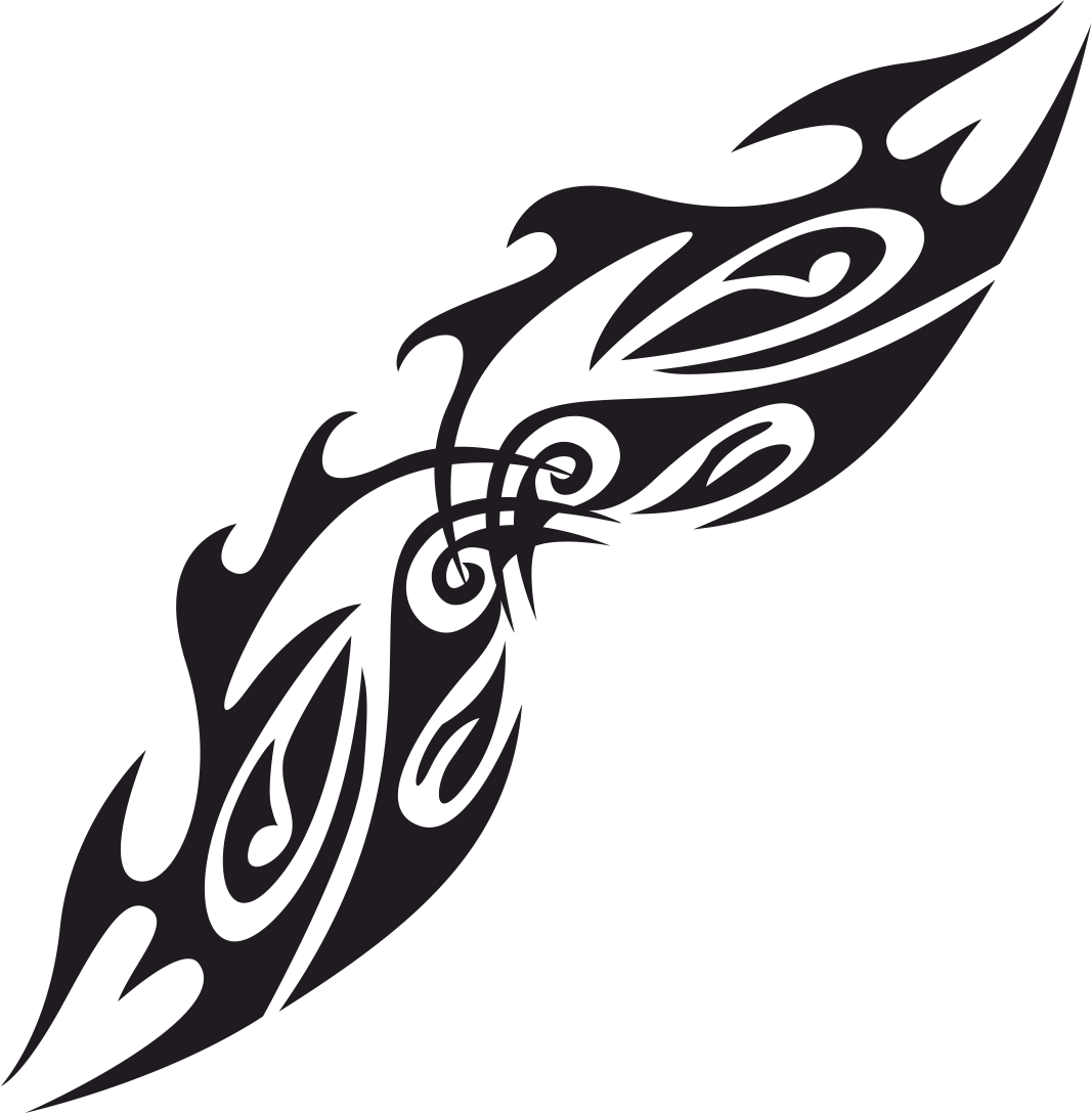 tribal letter s tattoos