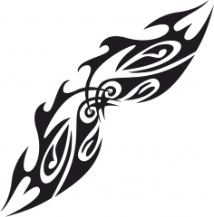 Vector Tribal Tattoo Design Free Vector