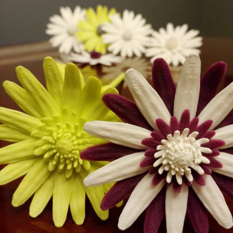 Daisy – Flat Flower 3D Printer Model Download Free STL File - 3axis.co