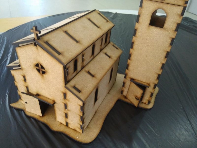 Laser Cut Church Free Download - 3axis.co