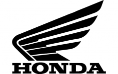 Honda Motorcycle Logo dxf File