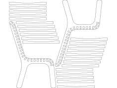 Desk Chair dxf File