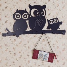Owls Hanger Free Vector