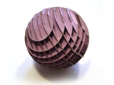 Laser Cut 3D Puzzle Paperball DXF File