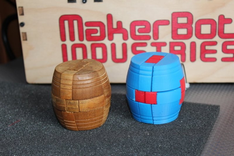 Barrel Puzzle 3D Printer Model Download Free STL File 3axis.co