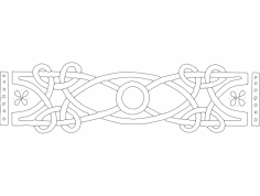 Celtic All Seeing Eye dxf File
