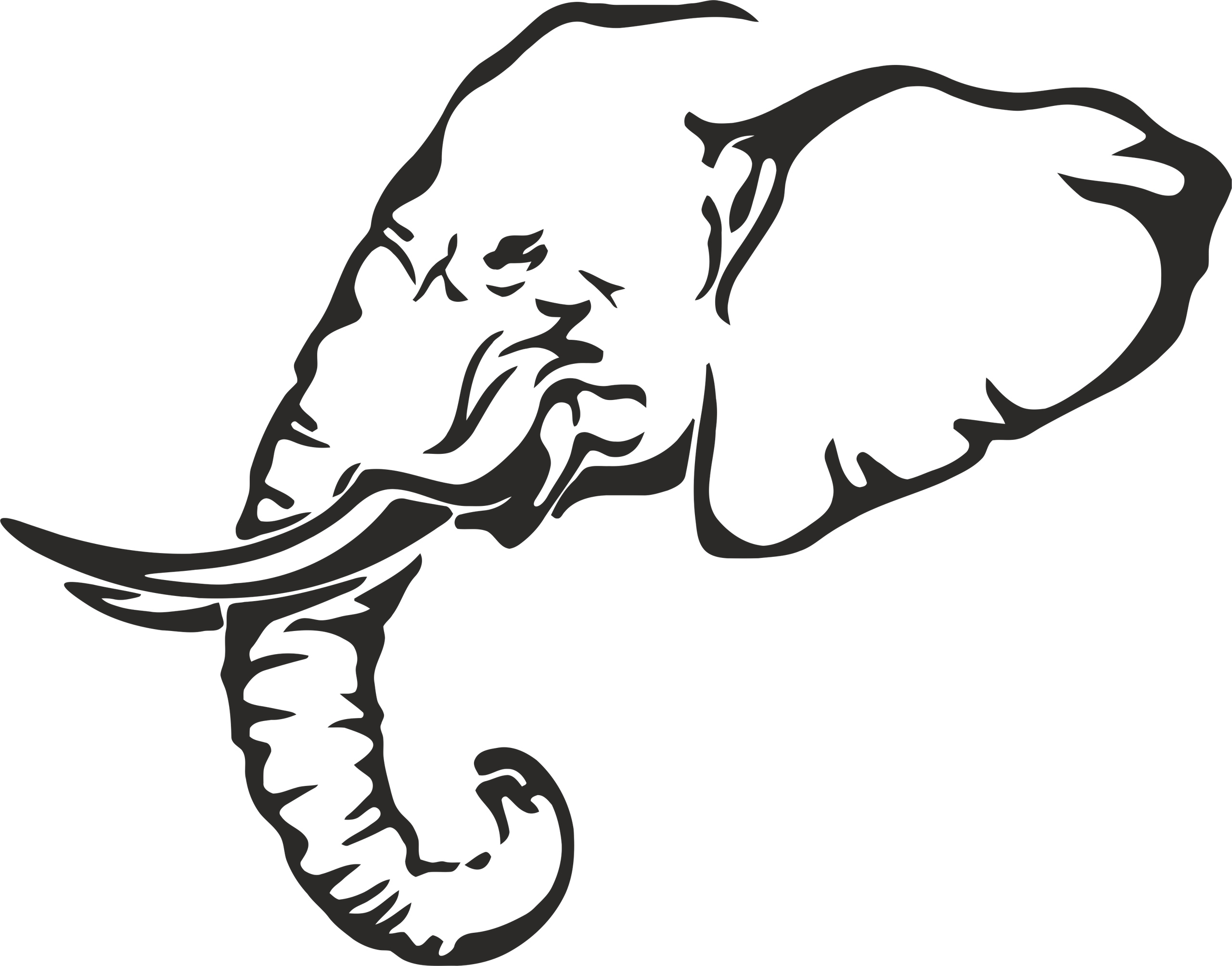 Elephant Stencil Printable Free Free Templates Printable