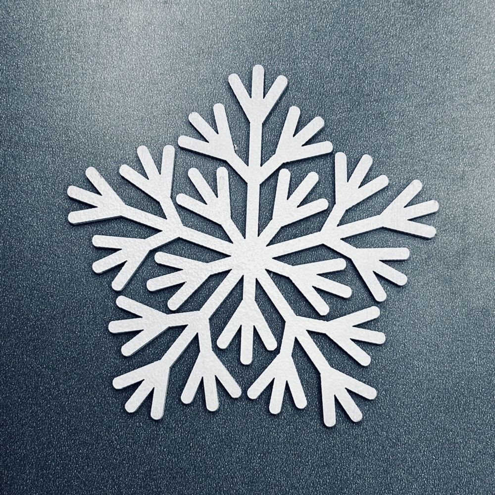 Unfinished Wood Snowflake Shape, Winter Decor