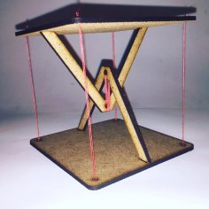 Laser Cut Anti Gravity Stand Tensegrity Table Free Vector