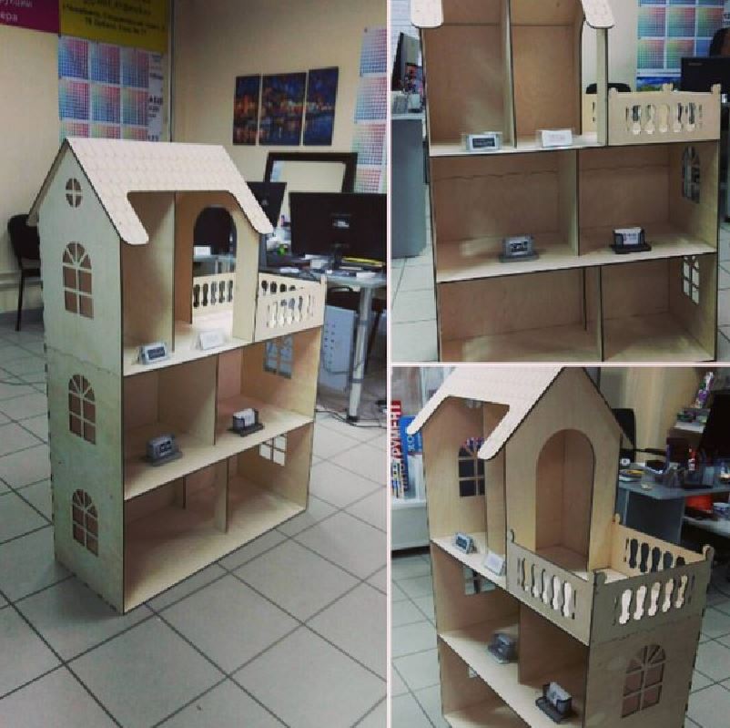 laser cut dollhouse kits